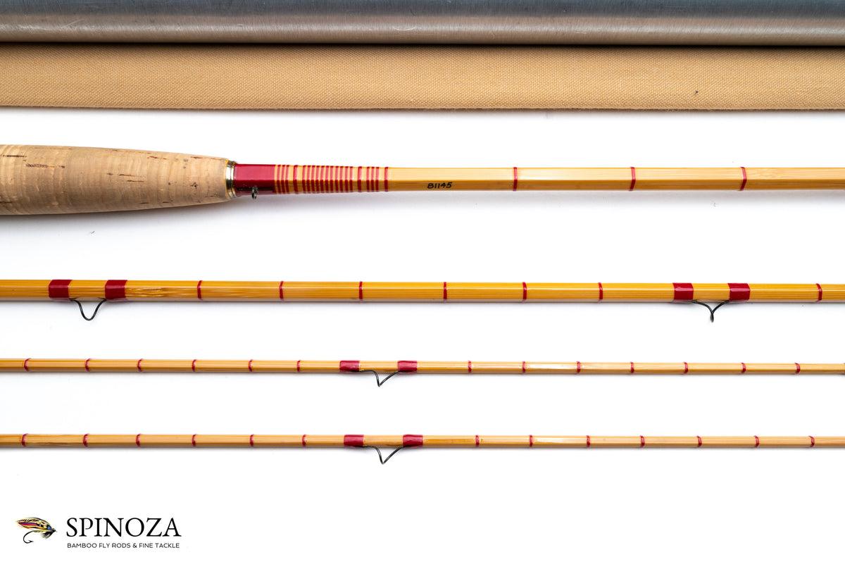 HL Leonard Model 50-5 Bamboo Fly Rod 8' 3/2 #5 - maker's marking and inscription