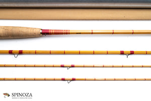 HL Leonard Model 50-5 Bamboo Fly Rod 8' 3/2 #5 - maker's marking and inscription