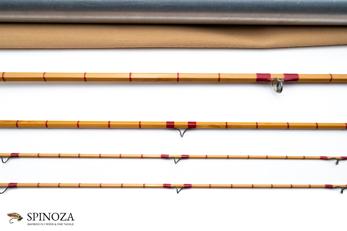 HL Leonard Model 50-5 Bamboo Fly Rod 8' 3/2 #5 - guide wrapping and spacing