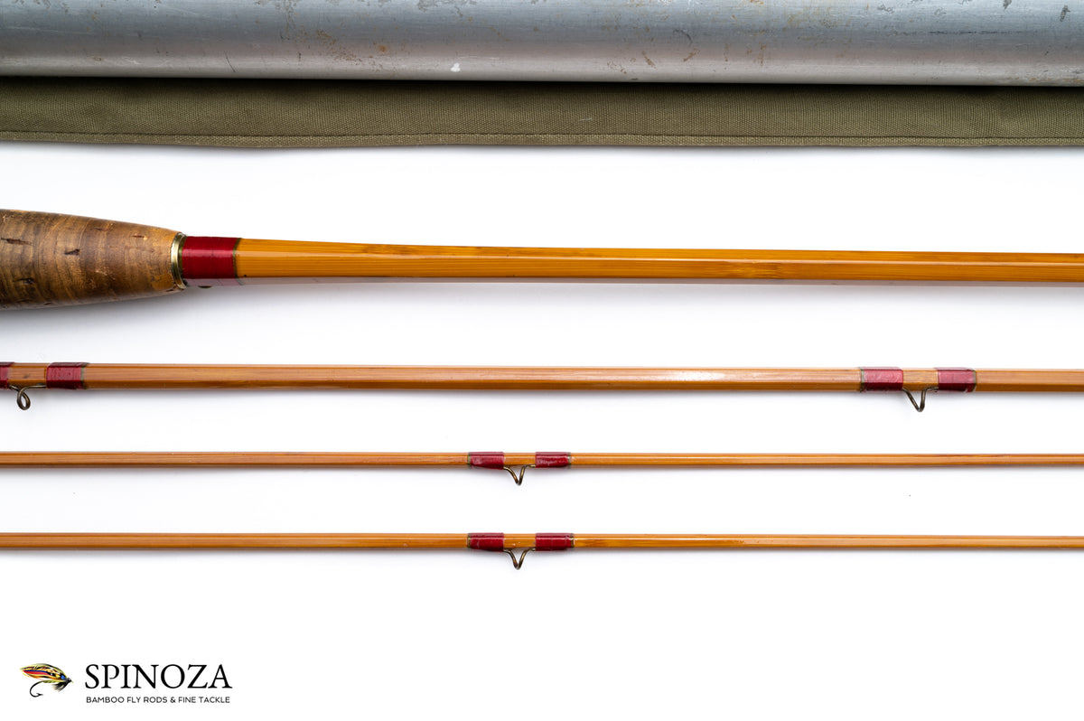 Leonard Special Tournament Fly Rod 8' 3/2 #4/5 - rod sections with wrapping detail