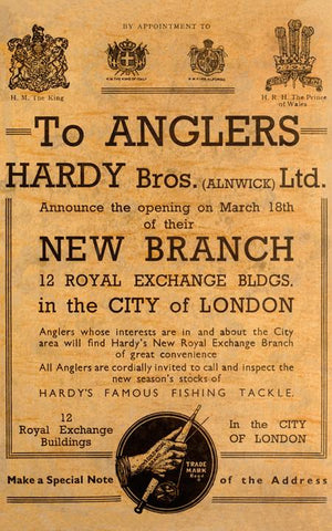 Hardy Fine Art - Hardy's New Branch Notice c.1934 