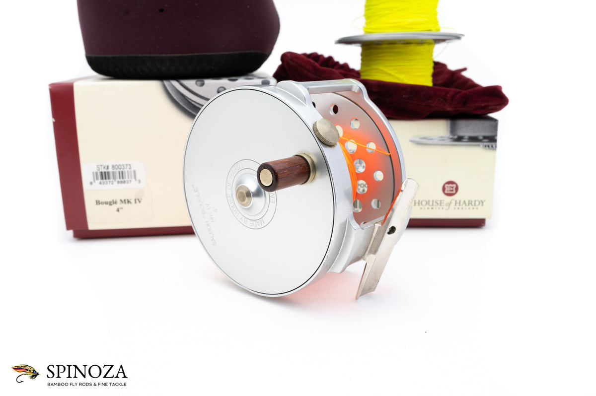 Hardy Bougle Mark IV Salmon Reel 4” with 2 spare spools