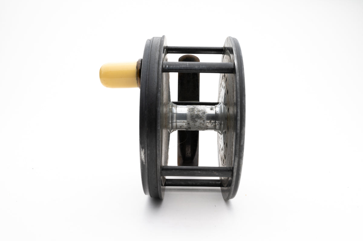 Hardy Brass Face Salmon Perfect Wide Spool Fly Reel 4 1/4" 