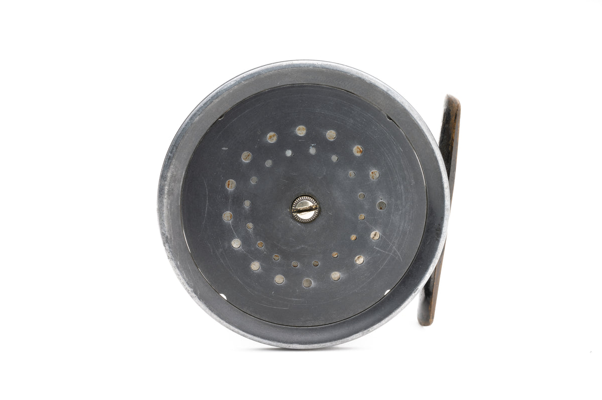 Hardy Brass Face Salmon Perfect Wide Spool Fly Reel 4 1/4" 