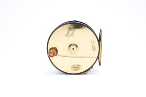 Hardy 1902 Brass Face Wide Spool Perfect Reissue Reel 3 1/4"