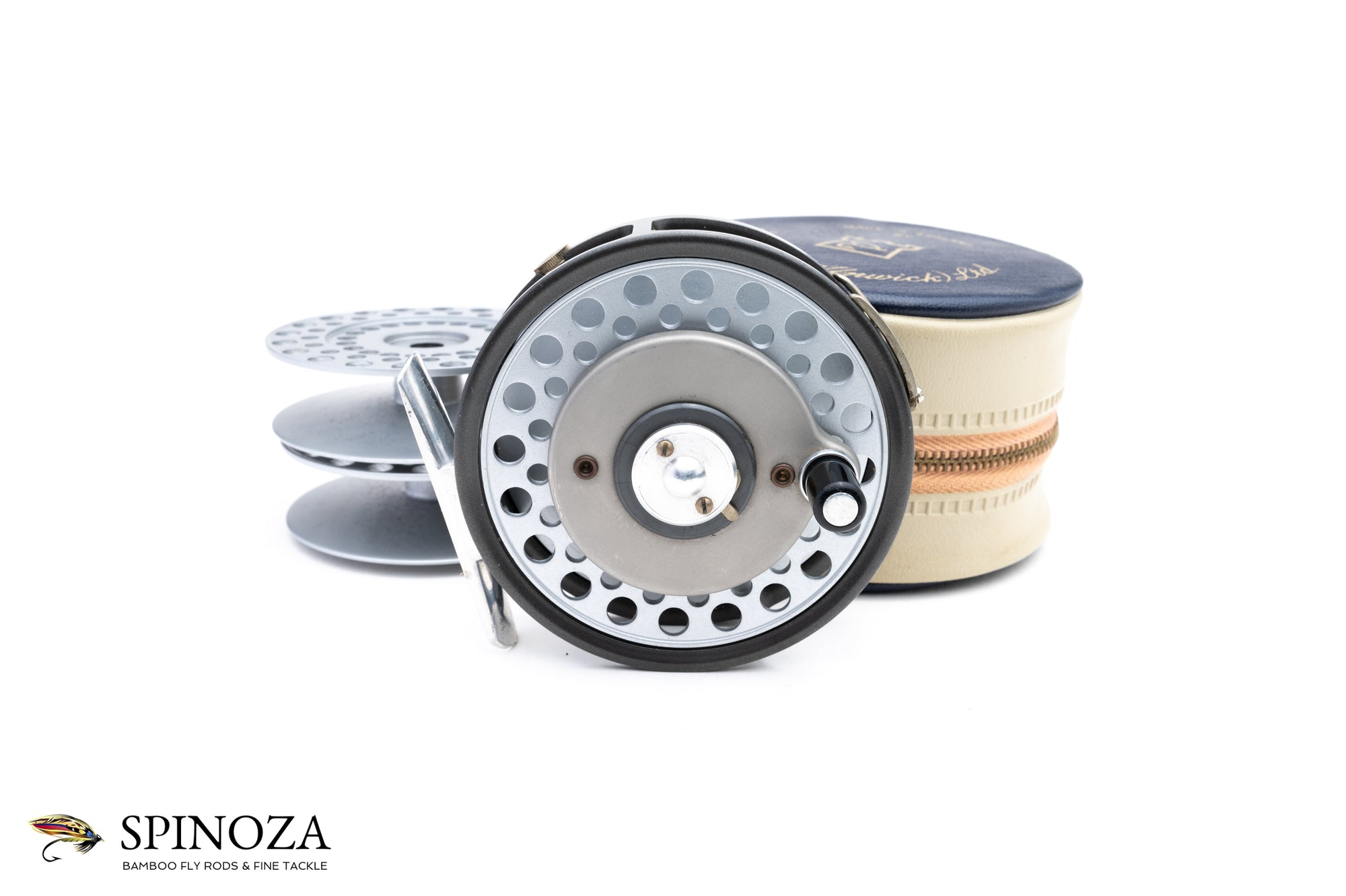 Hardy LRH Multiplier Fly Reel with Two Spare Spools