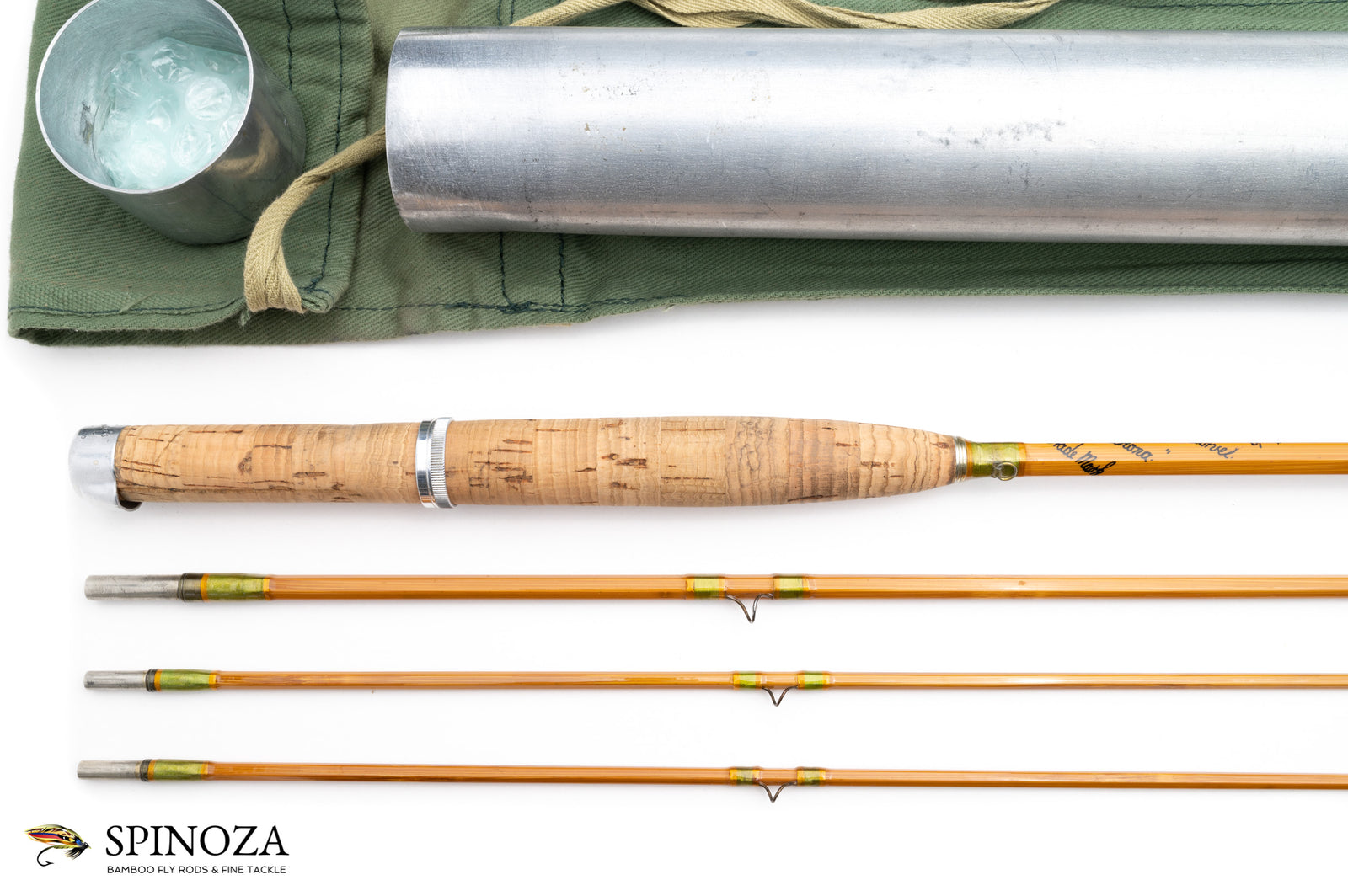 Hardy Marvel Fly Rod 7'6" 3/2 #4/5 - grip and reel seat close-up