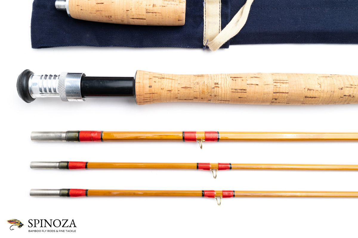 Hardy Palakona Salmon Deluxe Fly Rod 9'6" 3/2 #7 - grip and reel seat close-up