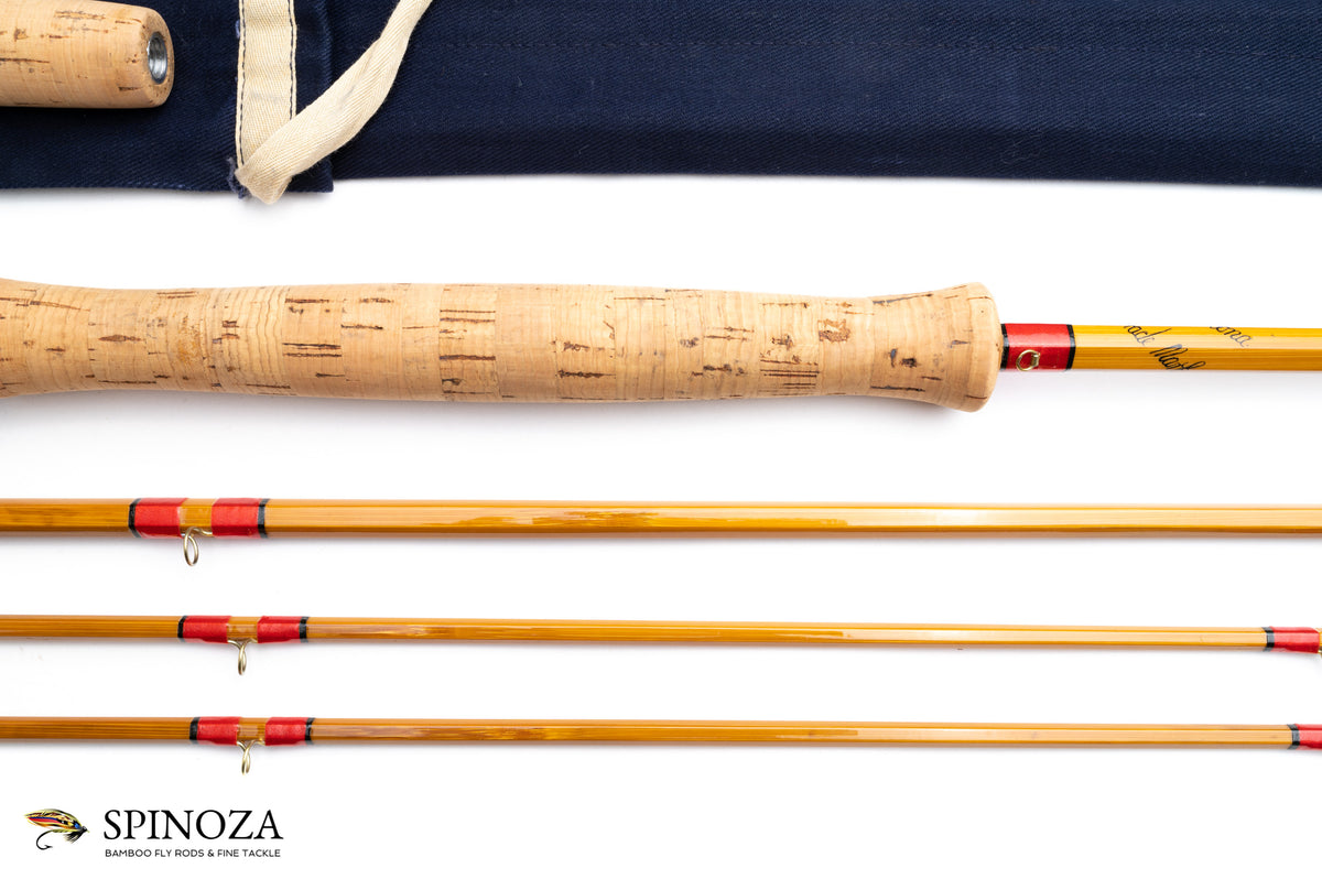 Hardy Palakona Salmon Deluxe Fly Rod 9'6" 3/2 #7 - maker's marking and inscription