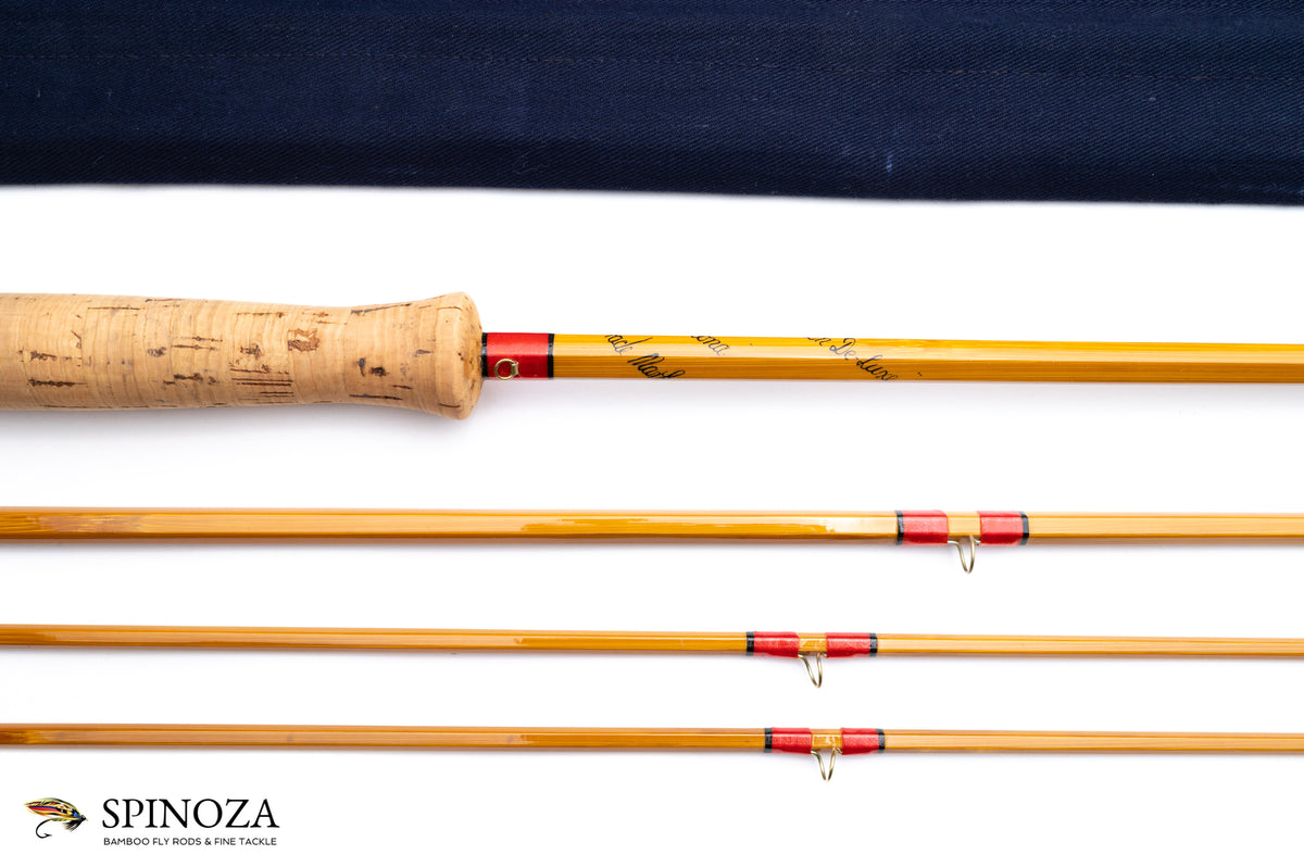 Hardy Palakona Salmon Deluxe Fly Rod 9'6" 3/2 #7 - rod sections with wrapping detail