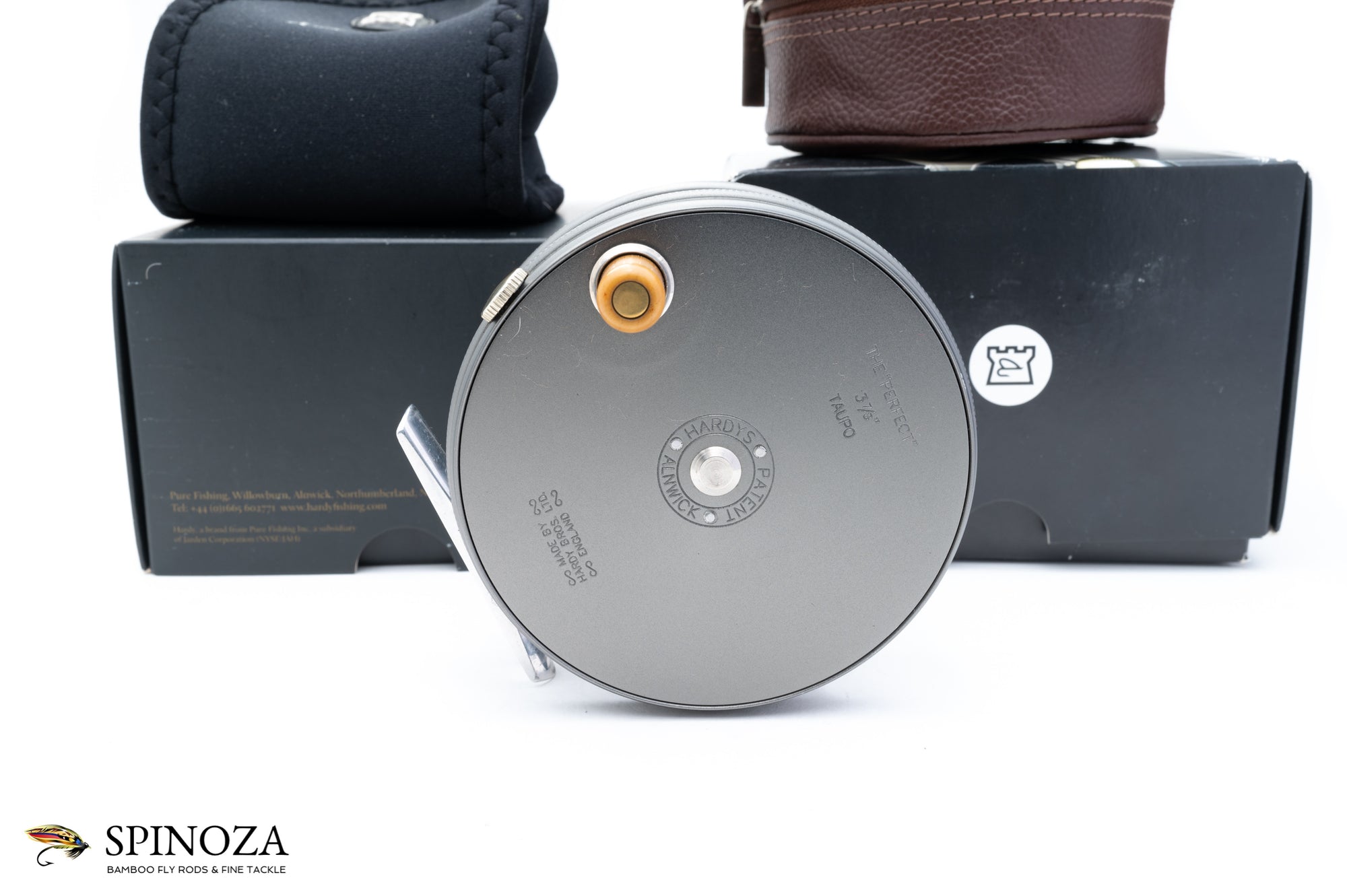 Hardy Taupo Fly Reel 3 7/8" with spare spool