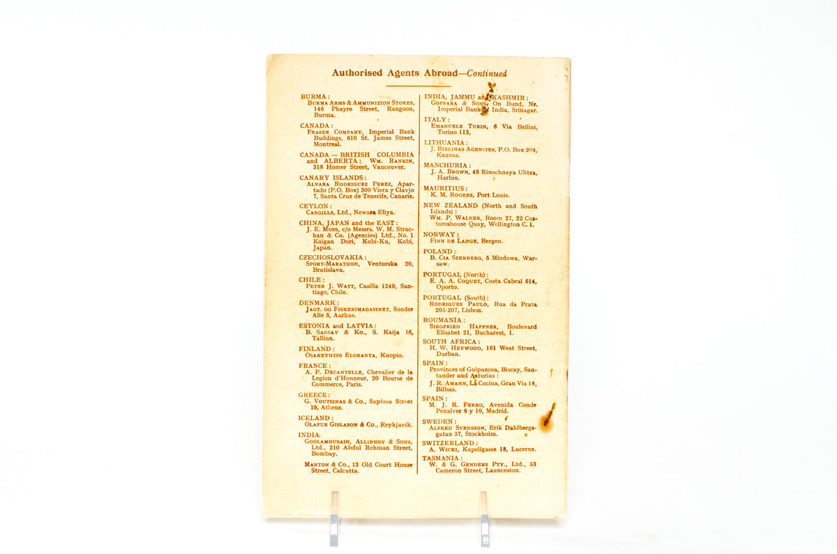 Hardy Anglers Guide Supplement 1938