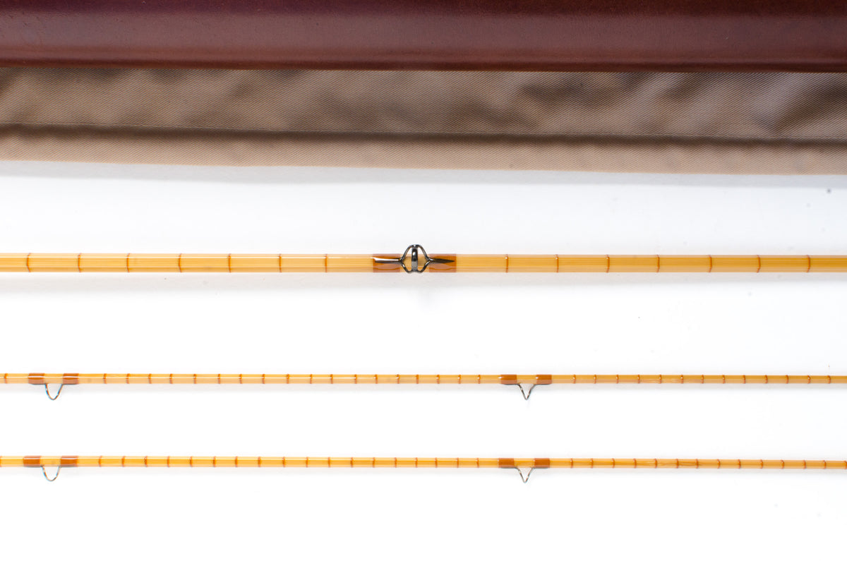Hardy (Tom Moran / Callum Gladstone) CC De France Fly Rod 7' 2/2 #4 - rod sections with wrapping detail