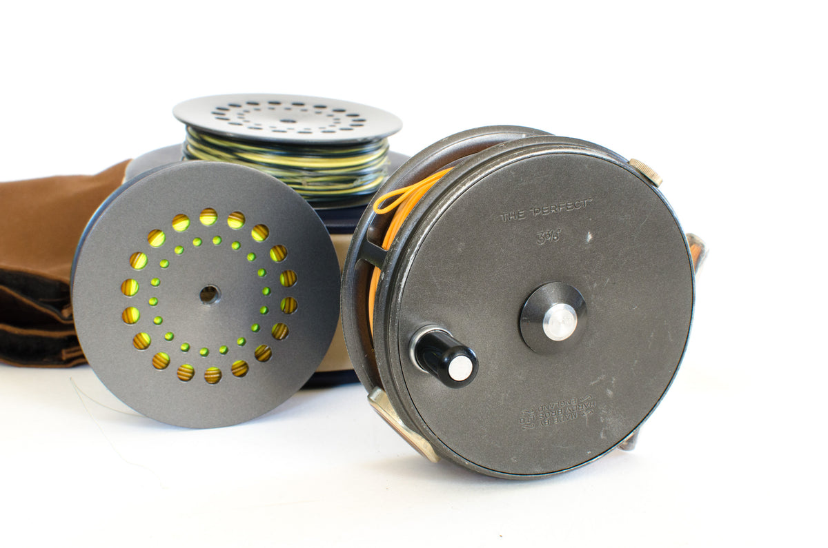 Hardy Perfect Fly Reel 3 3/8" w/ Spare Spools