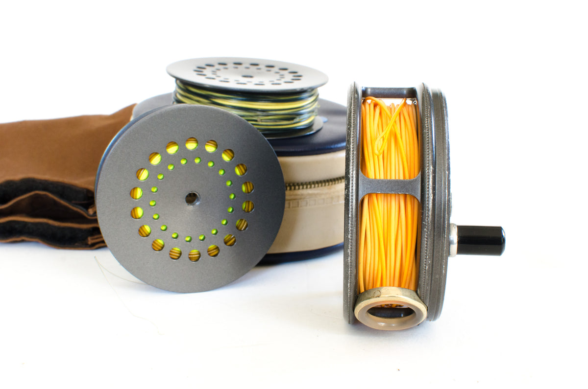 Hardy Perfect Fly Reel 3 3/8" w/ Spare Spools