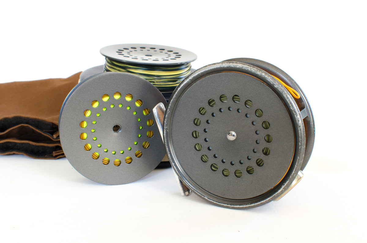 Hardy Perfect Fly Reel 3 3/8" w/ Spare Spools