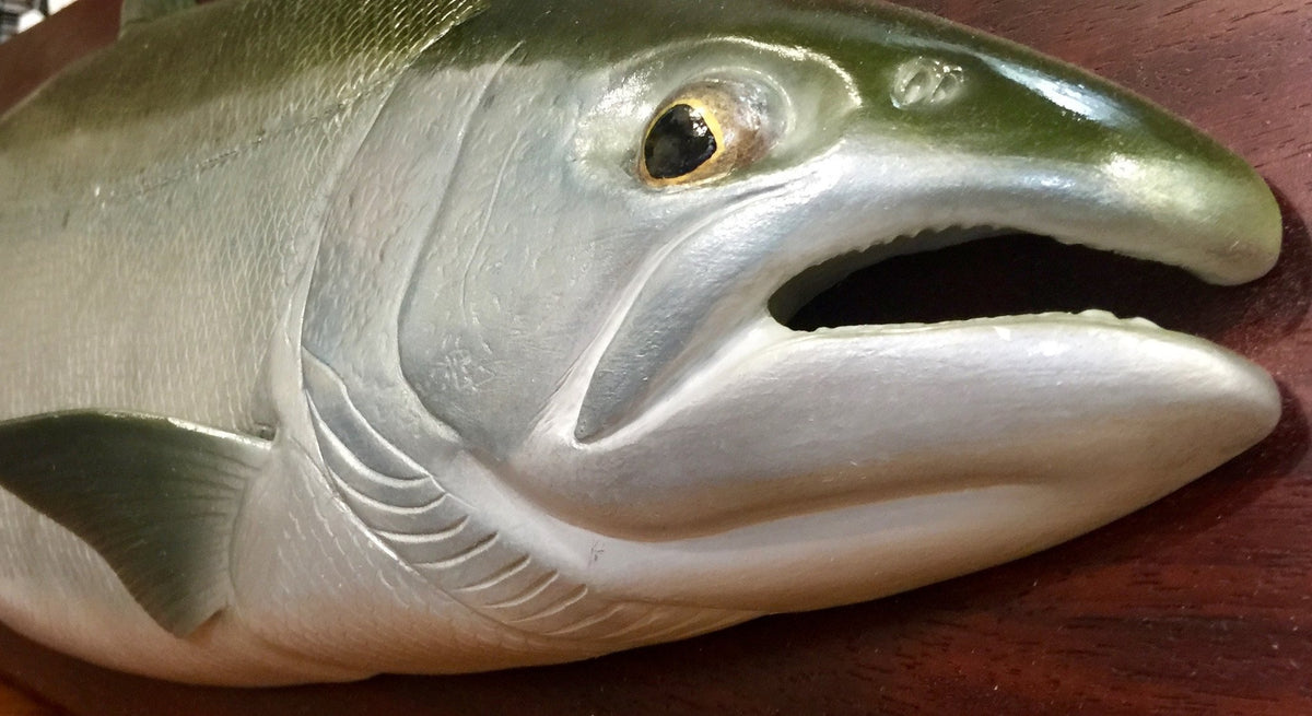 Knowlton, Eric - Atlantic Salmon wood carving