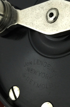 Julius Vom Hofe Ebonite Fly Reel - size 3 1/2