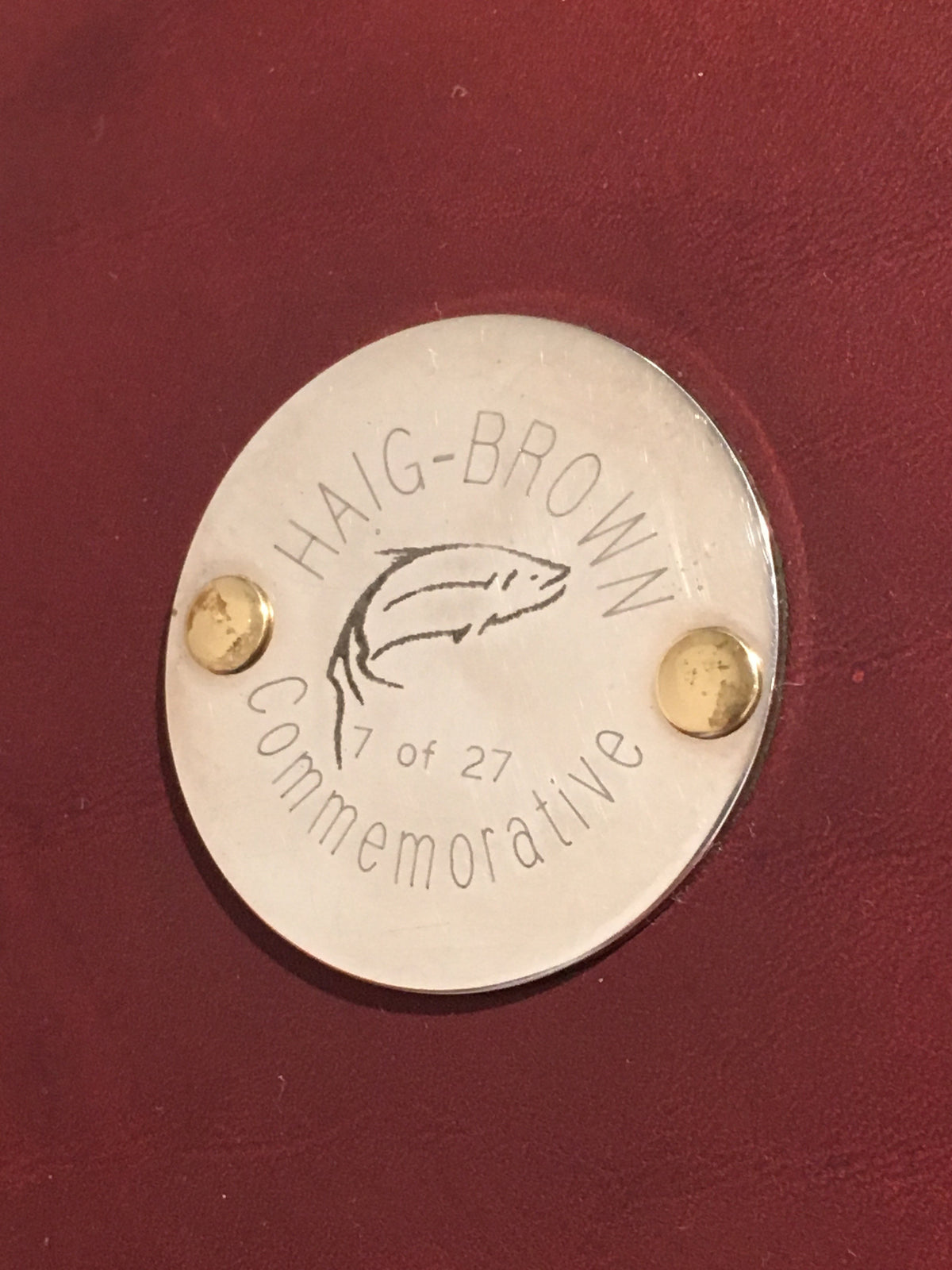 Peerless Model 5A -- Haig-Brown "Greased Liner" Commemorative Reel 