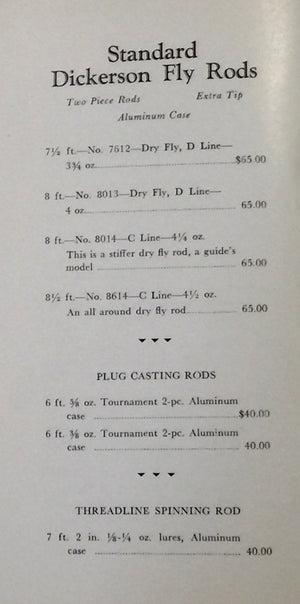 Dickerson Rod Catalog