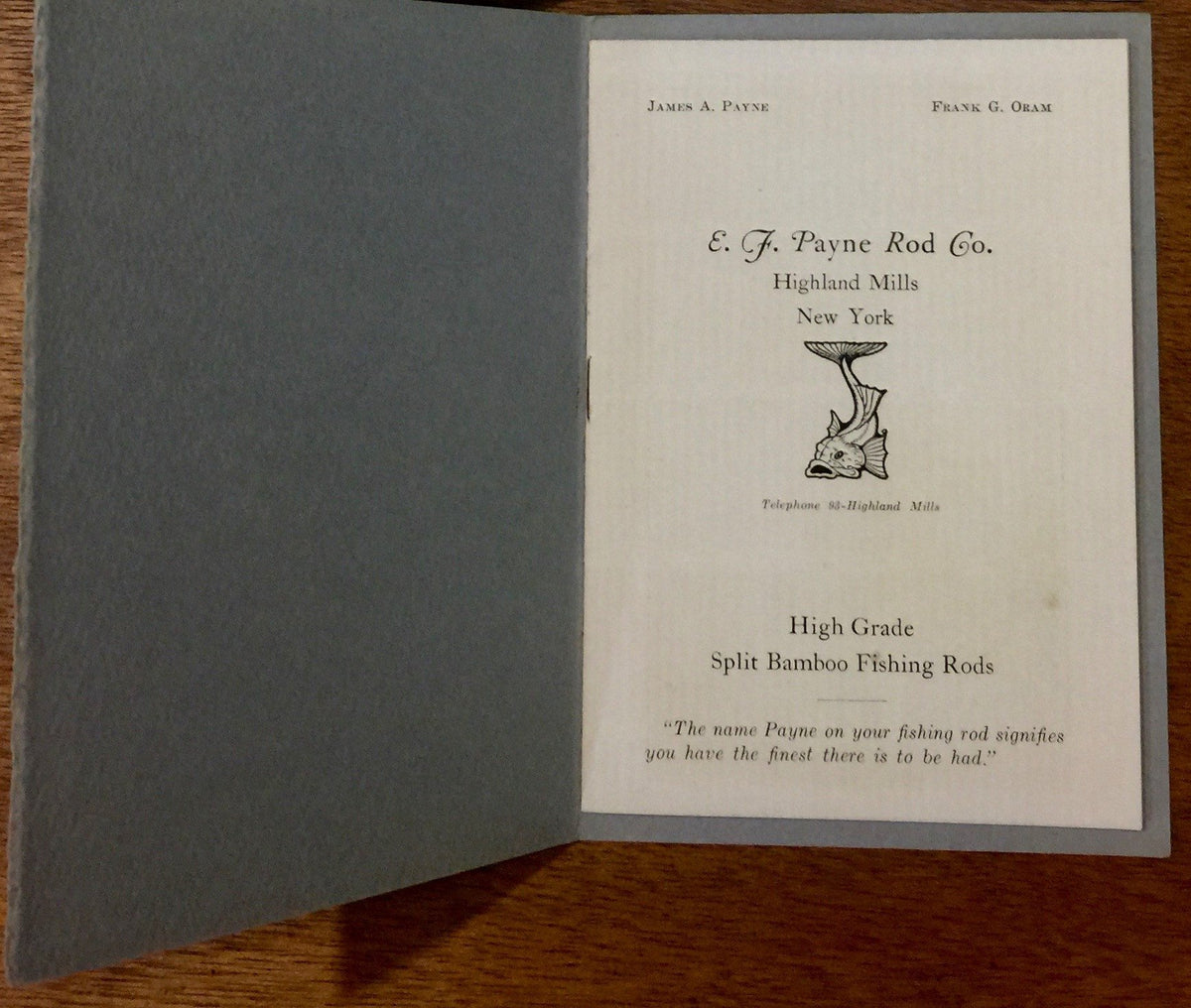 Payne Rod Co. Catalog - 1920s 