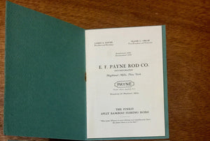 Payne Rod Co. Catalog - 1930s