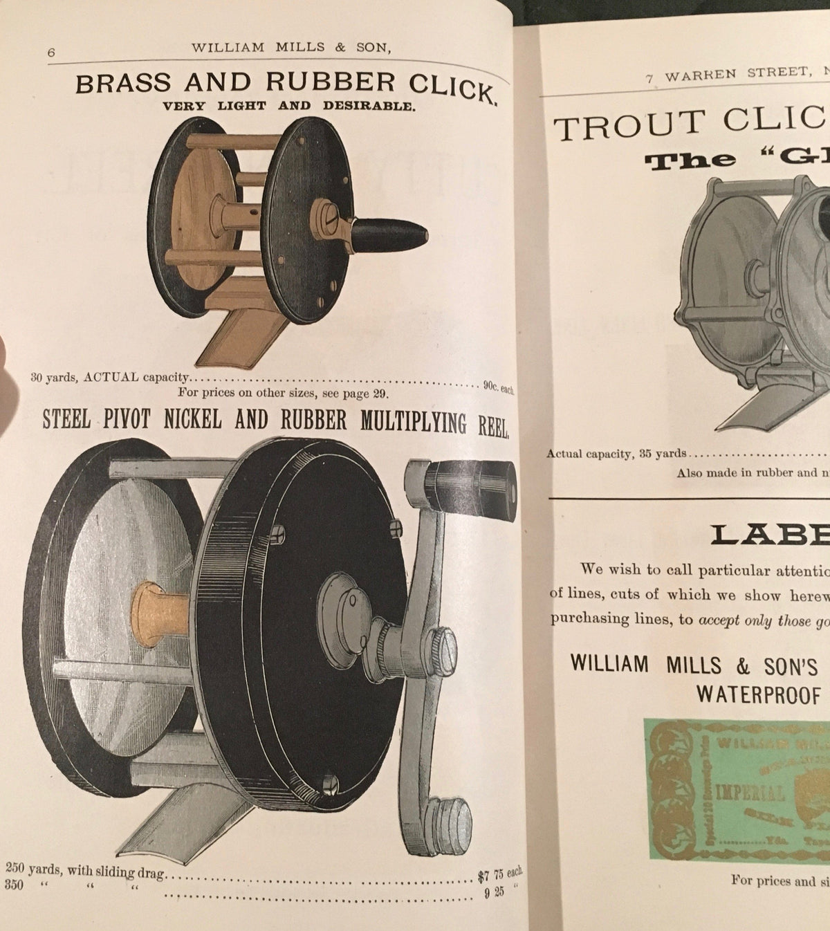 William Mills & Son 1890 Catalog 