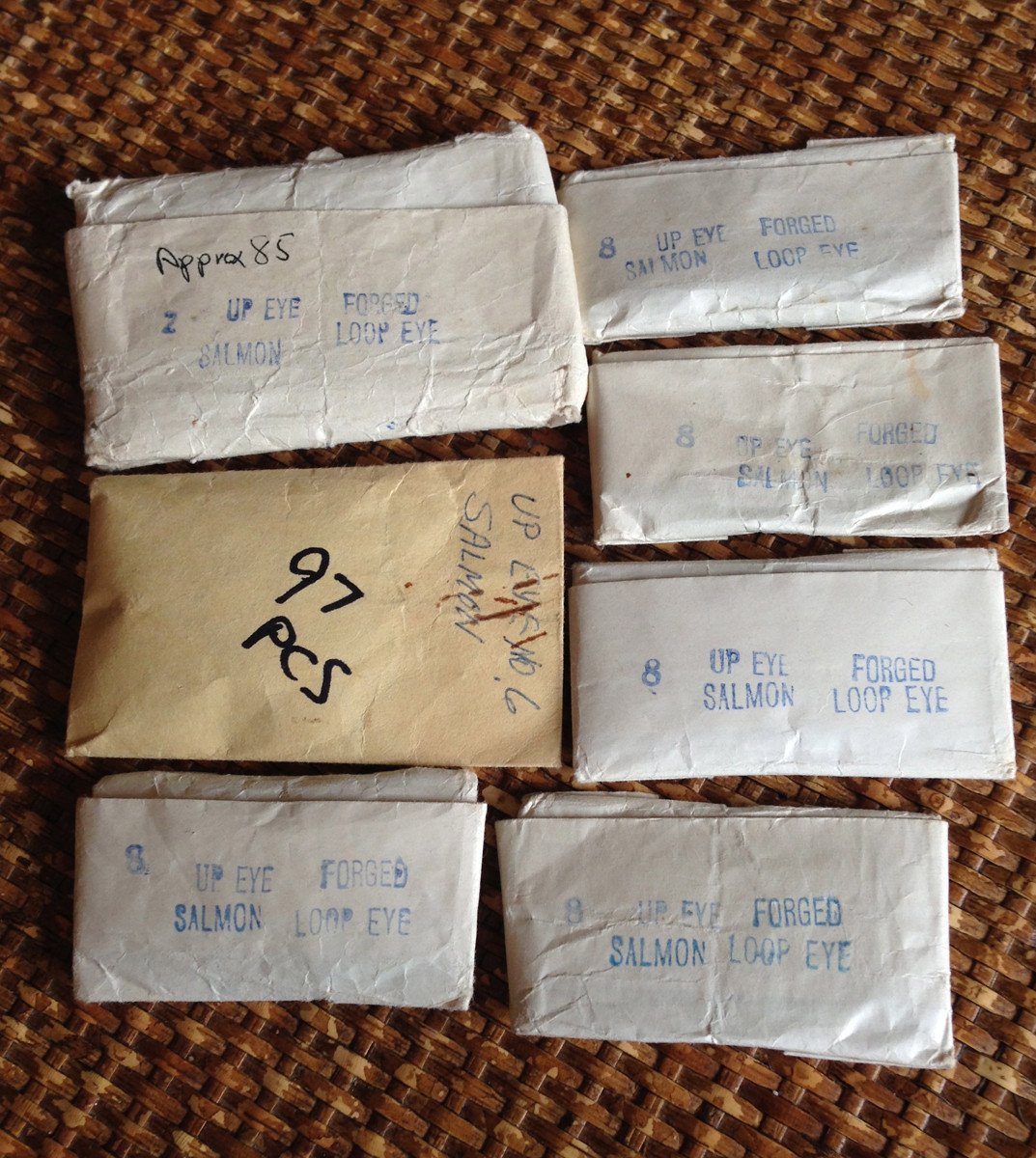 Partridge Hooks - Up Eye Forged Salmon Loop Eye - Size 2 Qty ~85 