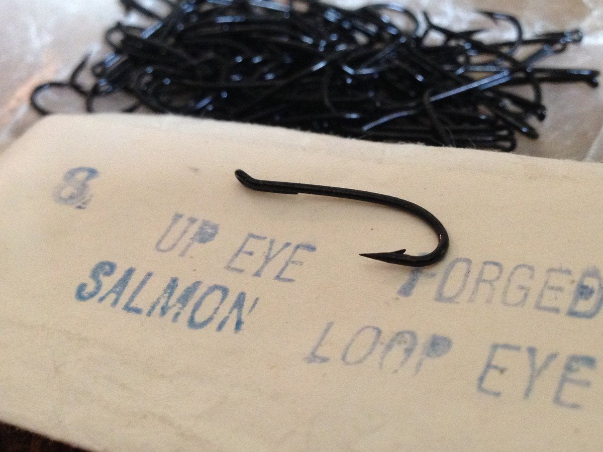 Partridge Hooks - Up Eye Forged Salmon Loop Eye - Size 8 Qty 100