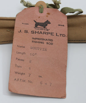 Sharpe, JS -- Scottie Impregnated Bamboo Rod 10' 2/1 6wt 