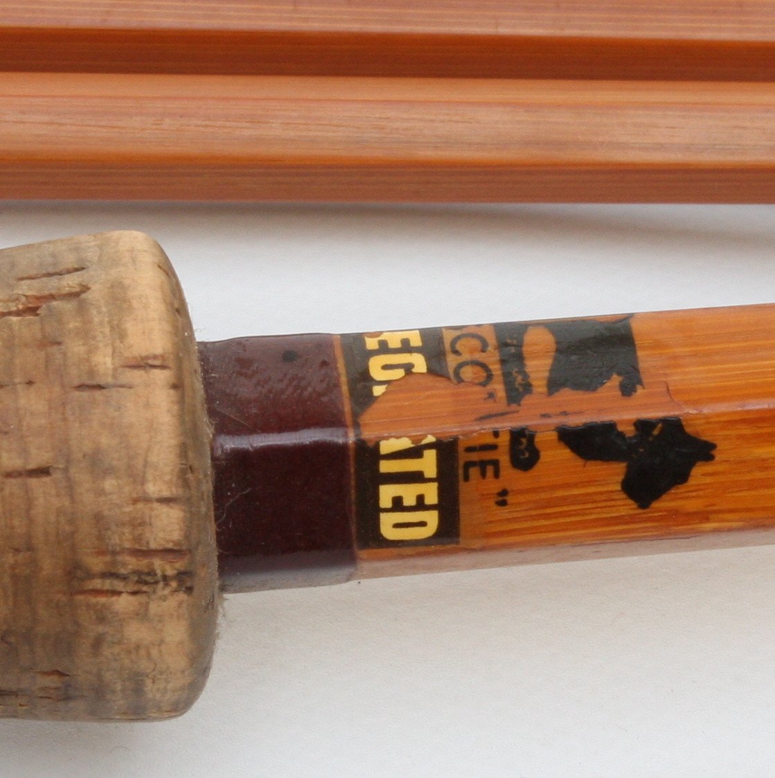 Sharpe, JS -- Scottie Impregnated Spliced Bamboo Rod 14' 3/2 10wt 