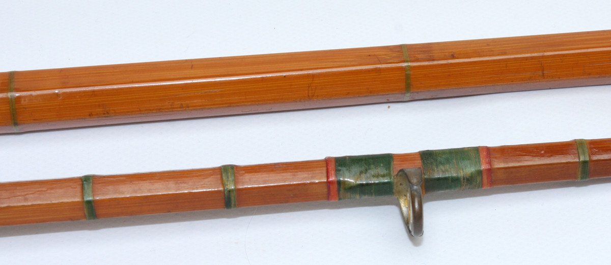 bamboo pole fishing rod Hardy “The Murdoch” Bamboo Rod -- 'For Salmon, Mahseer, Pike etc.'
