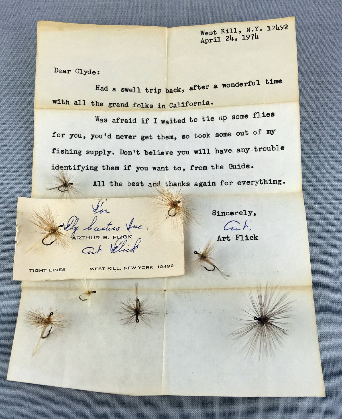 Art Flick Dry Flies and Ephemera