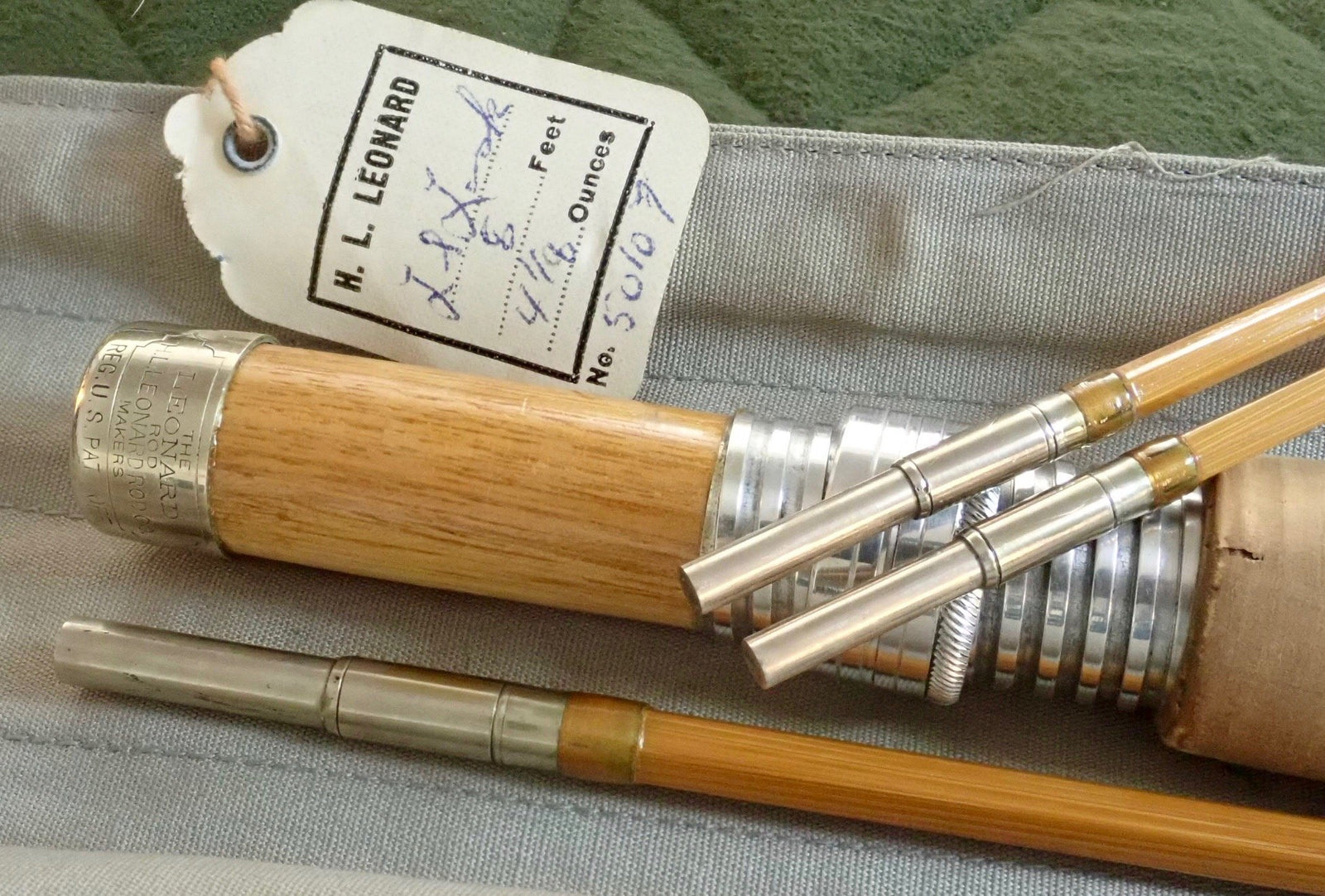 Leonard, H.L. -- Model 50DF Pre-Fire Bamboo Rod