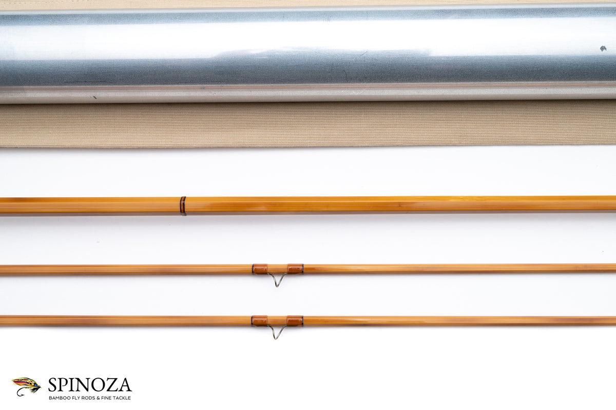 James Reams Fly Rod 8'3" 2/2 #5 - rod sections with guides and wraps