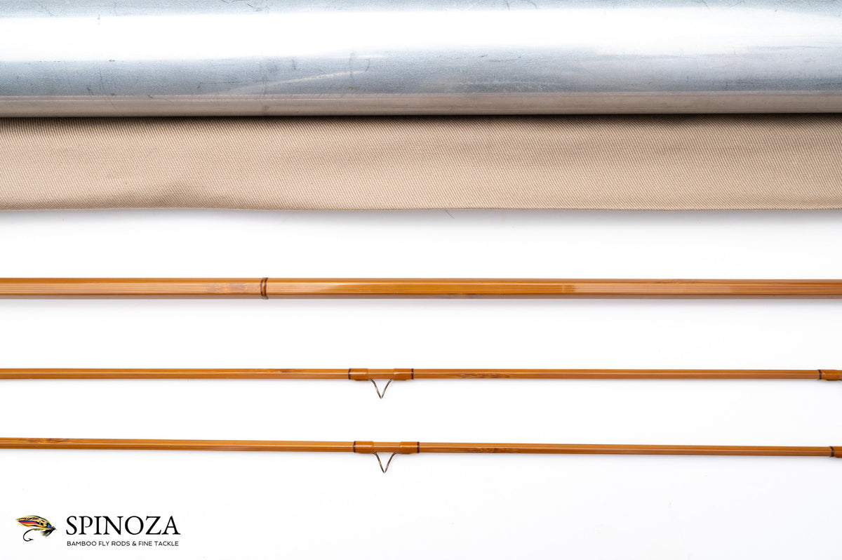 Jim Reams Bamboo Fly Rod 7'8" 2/2 #3 - ferrules and tip tops detail