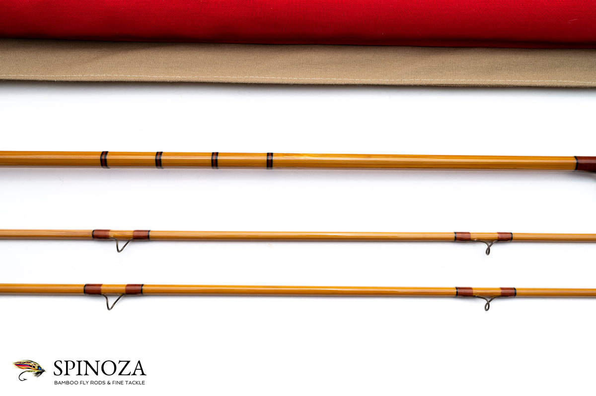 Jim Schaaf Dickerson 8014 Fly Rod 8' 2/2 #4 - rod sections with guides and wraps