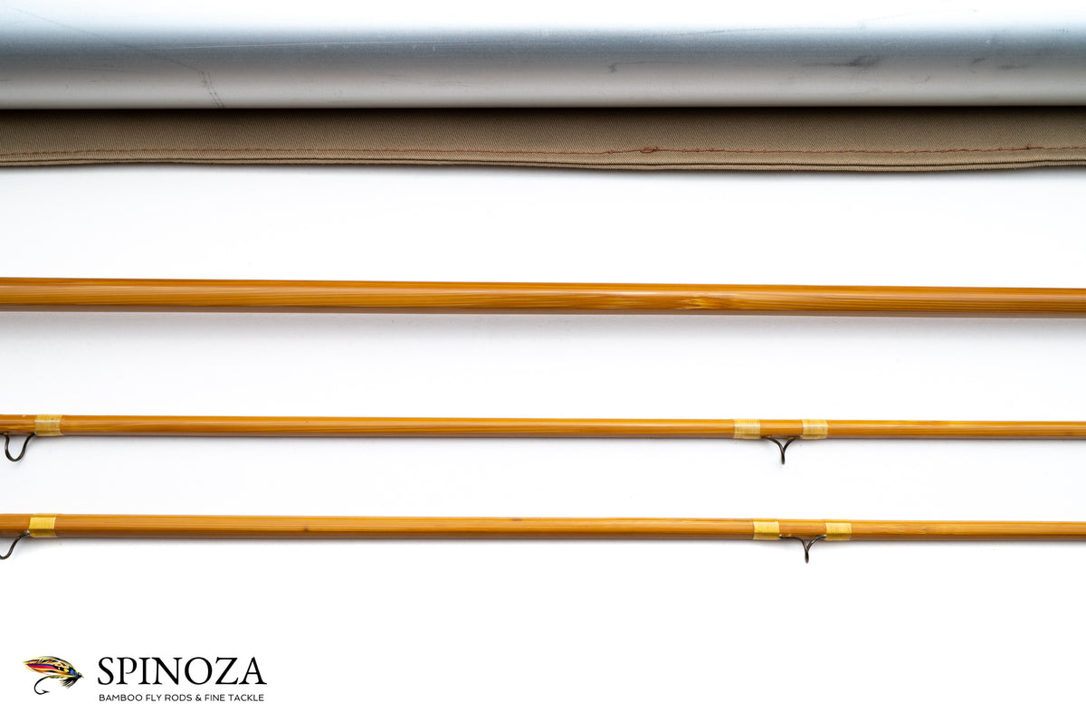 Jim Schaaf Garrison 212E Fly Rod 8' 2/2 #5/6 - rod sections with guides and wraps