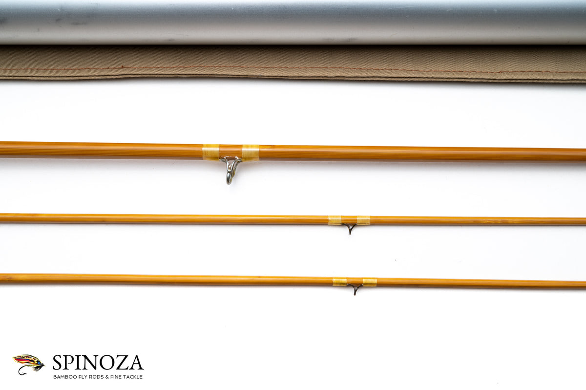 Jim Schaaf Garrison 212E Fly Rod 8' 2/2 #5/6 - rod sections with guides and wraps