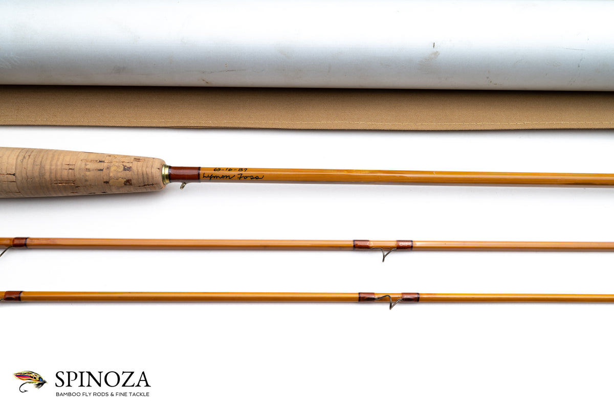 Jim Schaaf ”The Special” Bamboo Fly Rod 6'9" 2/2 #4 - maker signature and rod markings