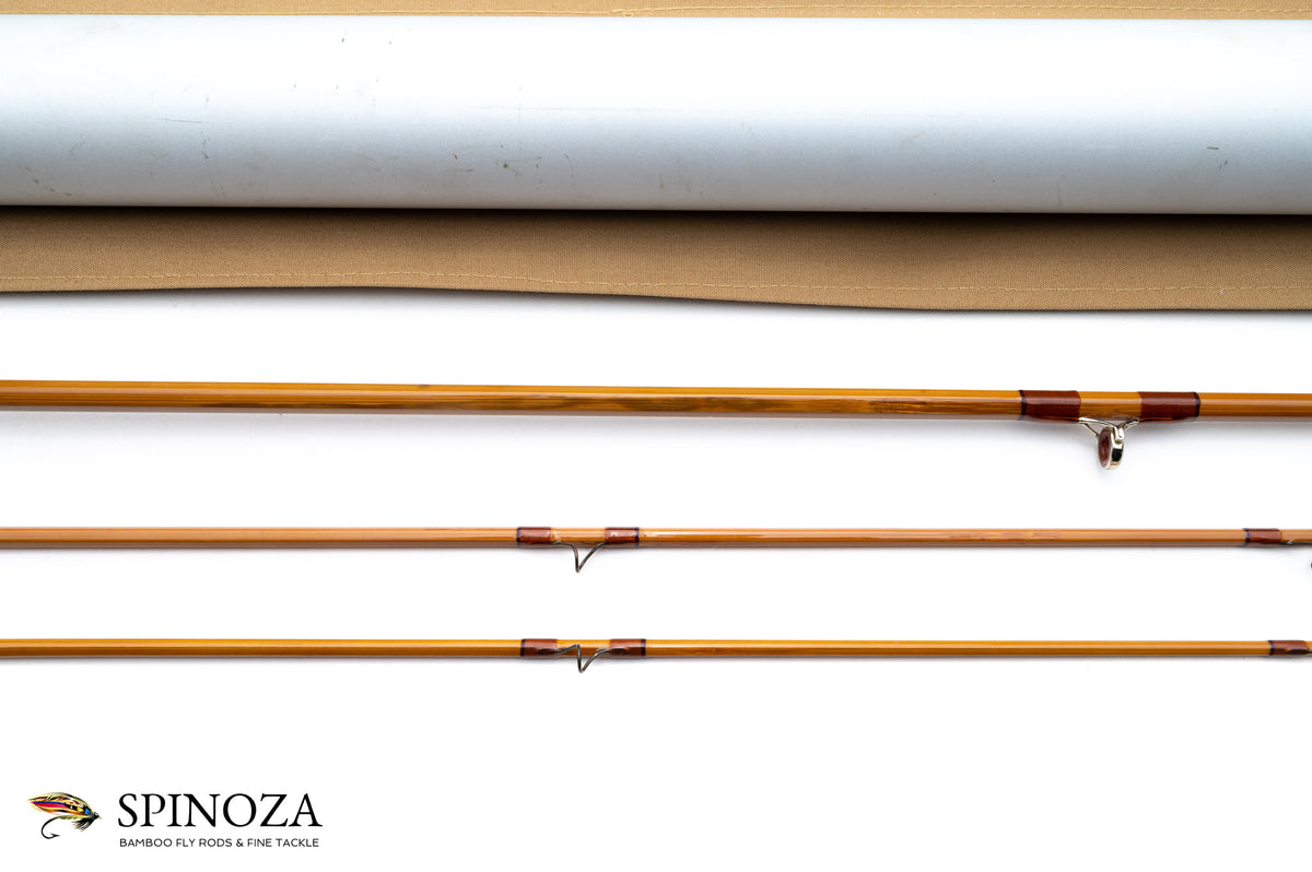 Jim Schaaf ”The Special” Bamboo Fly Rod 6'9" 2/2 #4 - rod sections with guides and wraps