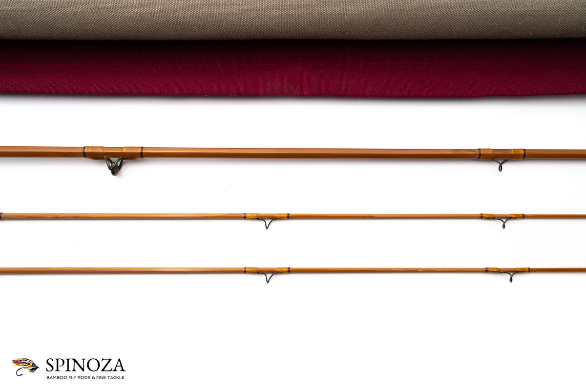 Jim Schaaf Bamboo Fly Rod 6'9" 2/2 #3/4 - ferrules and tip tops detail