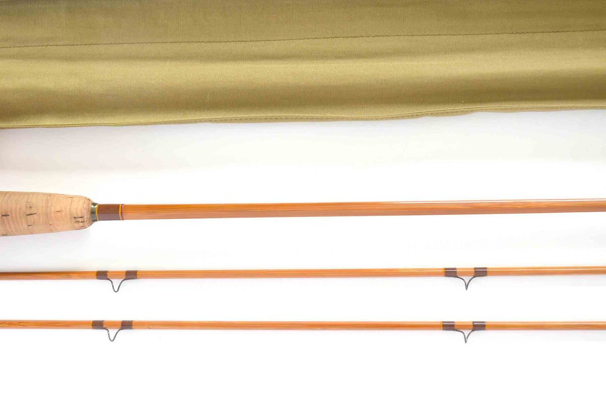 Payne Parabolic Fly Rod 7'6" 2/2 2.75 oz - maker signature and rod markings