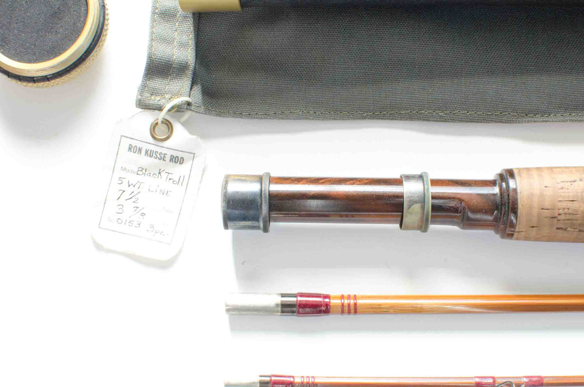 Ron Kusse Black Troll Fly Rod 7’6″ 3/2 #5
