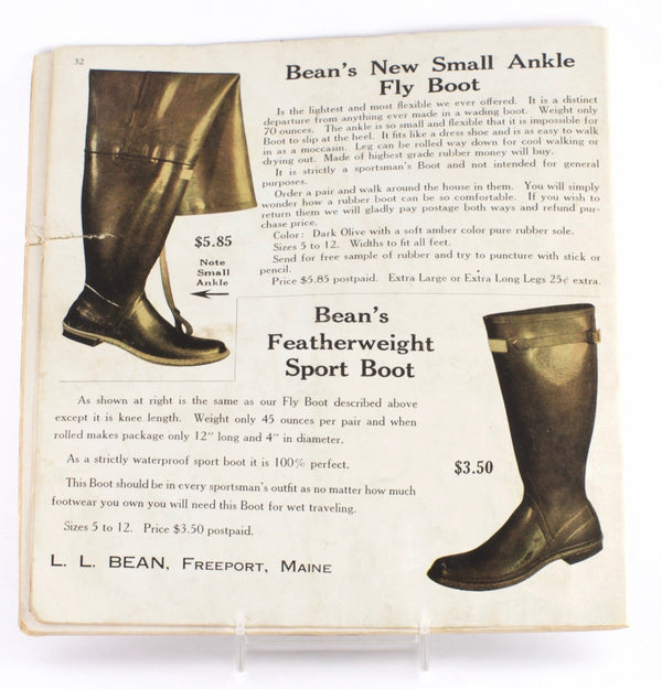L.L. Bean Catalog 1933 Spinoza Rod Company