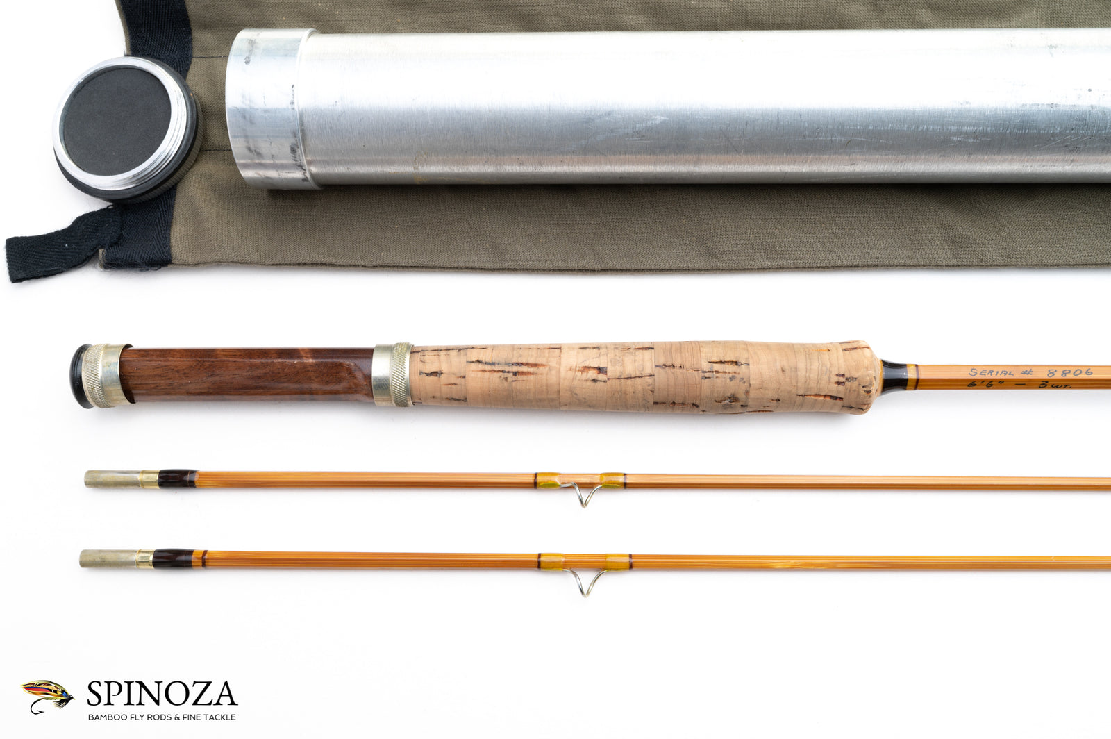 Leon Hanson Bamboo Fly Rod 6'6" 2/2 #3