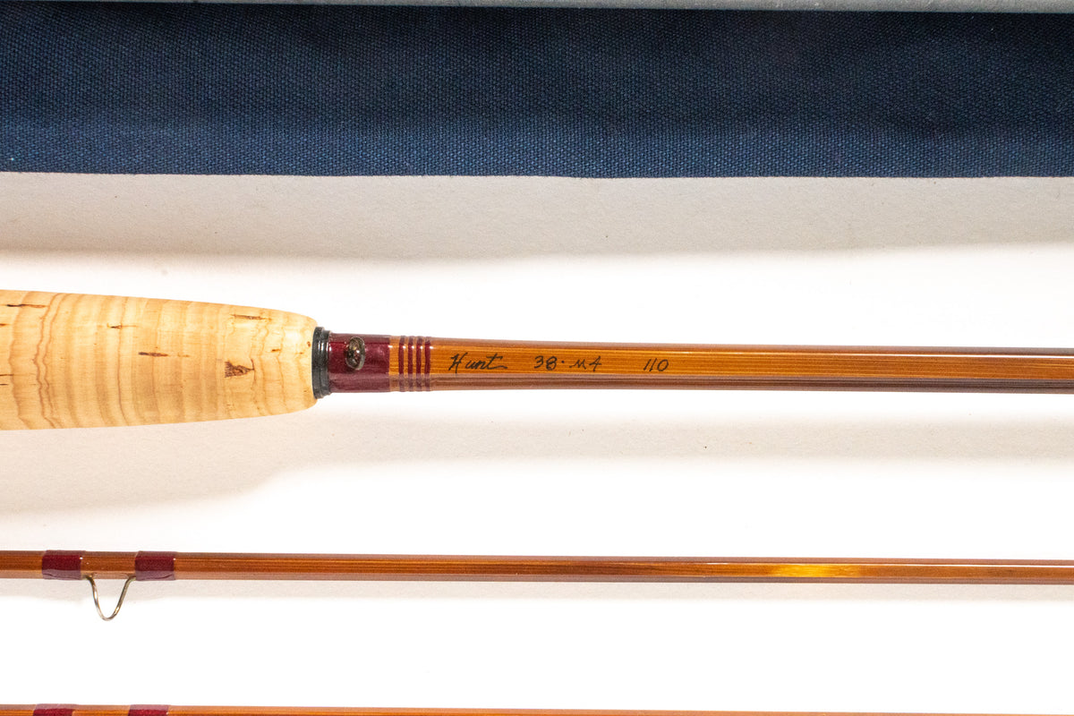 Leonard 38-4 Hunt Fly Rod 7' 2/2 #4 - rod sections with wrapping detail
