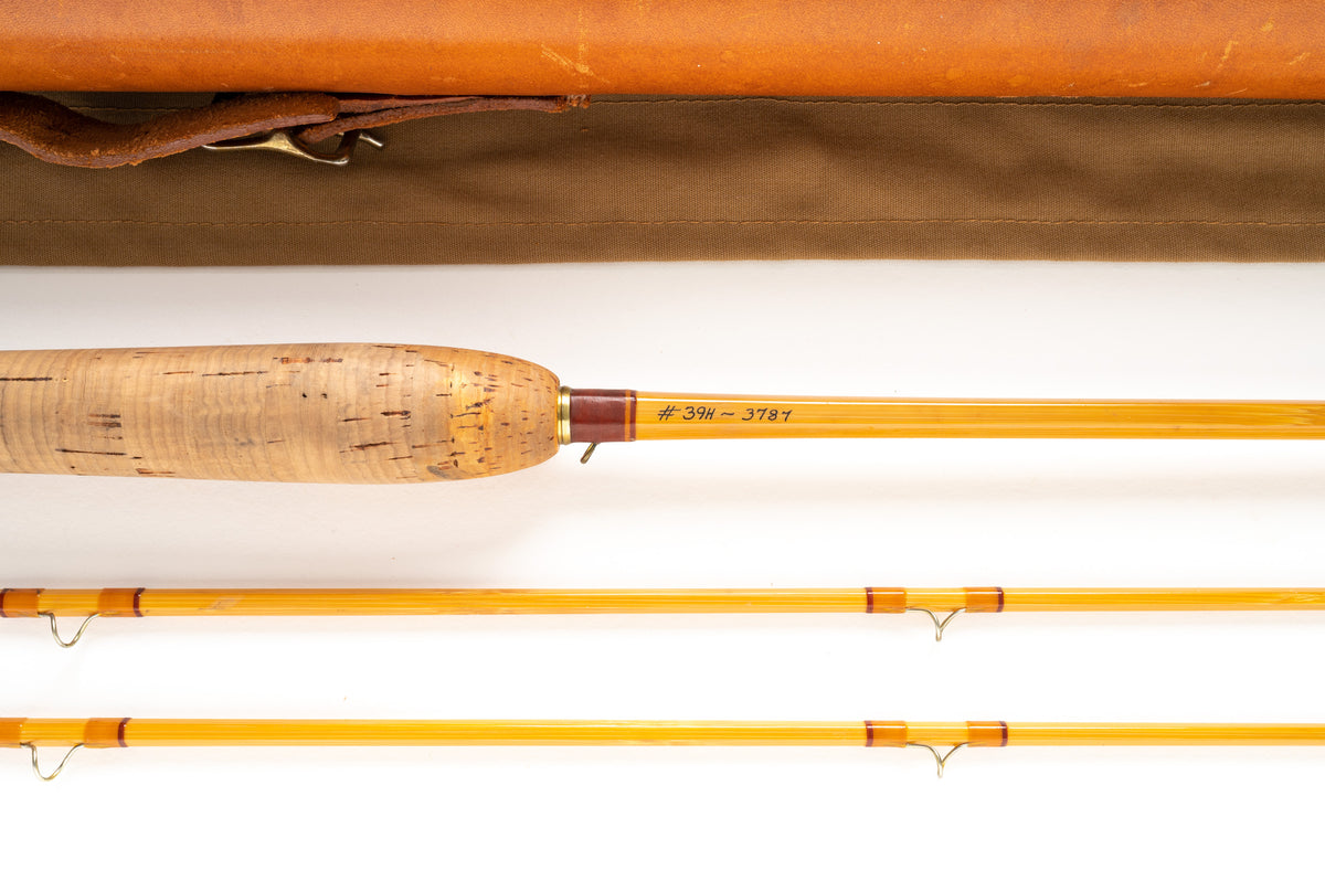 Leonard 39-5 H Fly Rod 7'6" 2/2 #5 - maker's marking and inscription