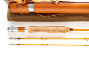 Leonard 39-5 H Fly Rod 7'6" 2/2 #5 - grip and reel seat close-up