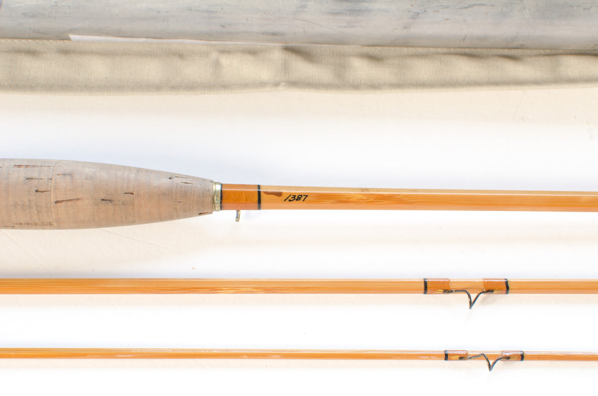 Leonard 48H Fly Rod 7' 3/2 #3/4 - rod sections with wrapping detail